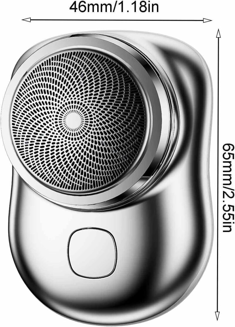 Mini rasoir électrique Portable, étanche, pour le visage et la barbe – Image 3