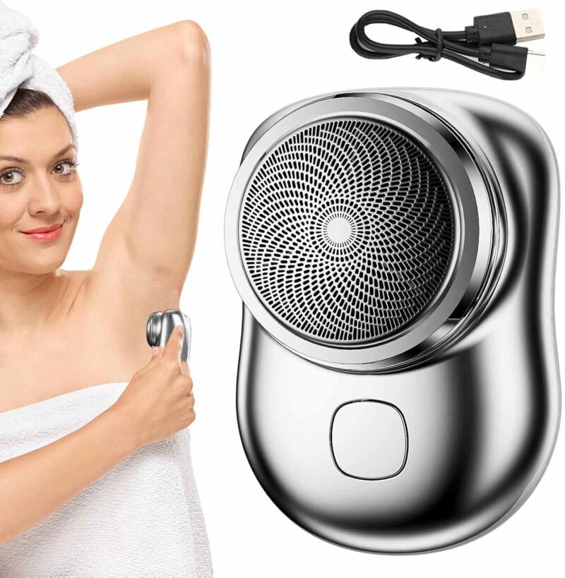 Mini rasoir électrique Portable, étanche, pour le visage et la barbe