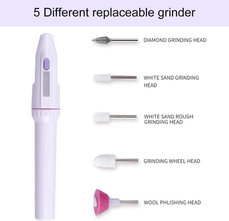 Appareil Soin D'Ongles Electrique - Blanc – Image 2
