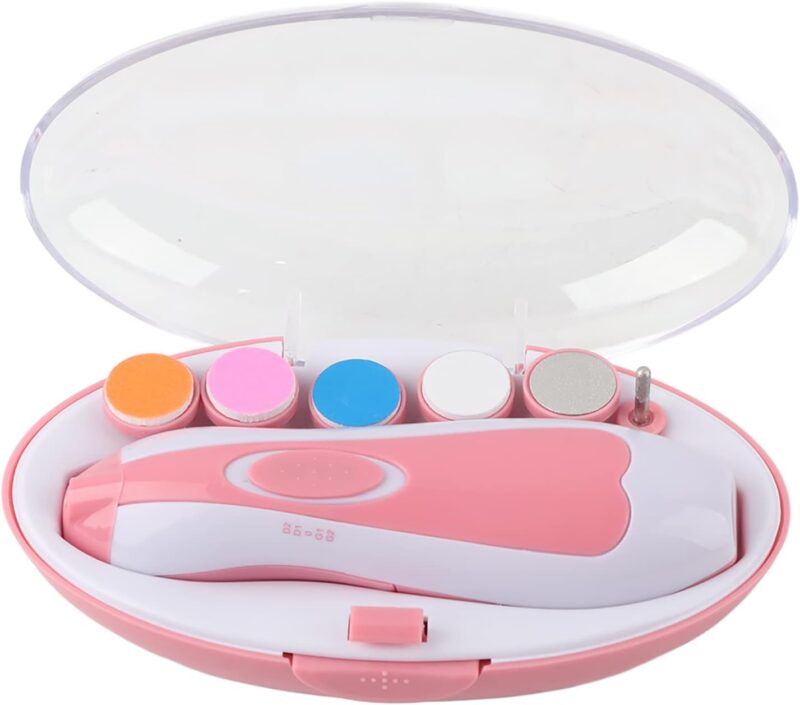 Lime à ongles électrique pour bébé, Sécurité sans griffes pointues – Image 3