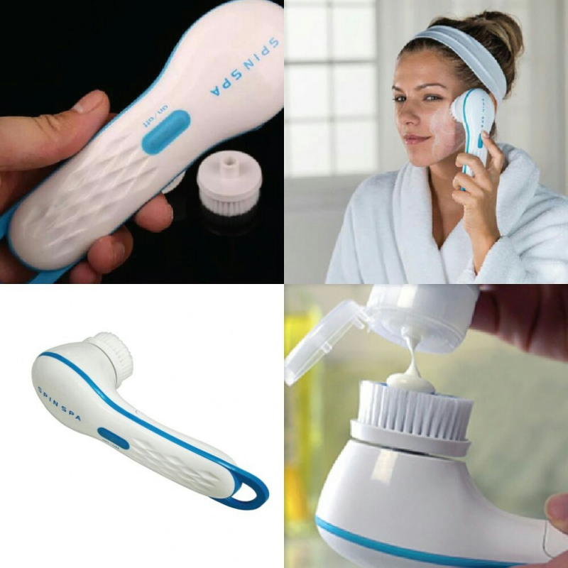 Spin Spa Brosse Nettoyante pour le Visage + 2 Attachements Nettoyants – Image 3