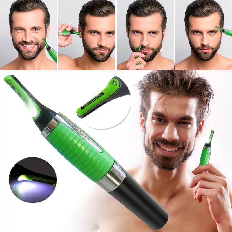 Max Tondeuse de Precision tout en 1 rasoir éléctrique pour homme barbe moustache – Image 2