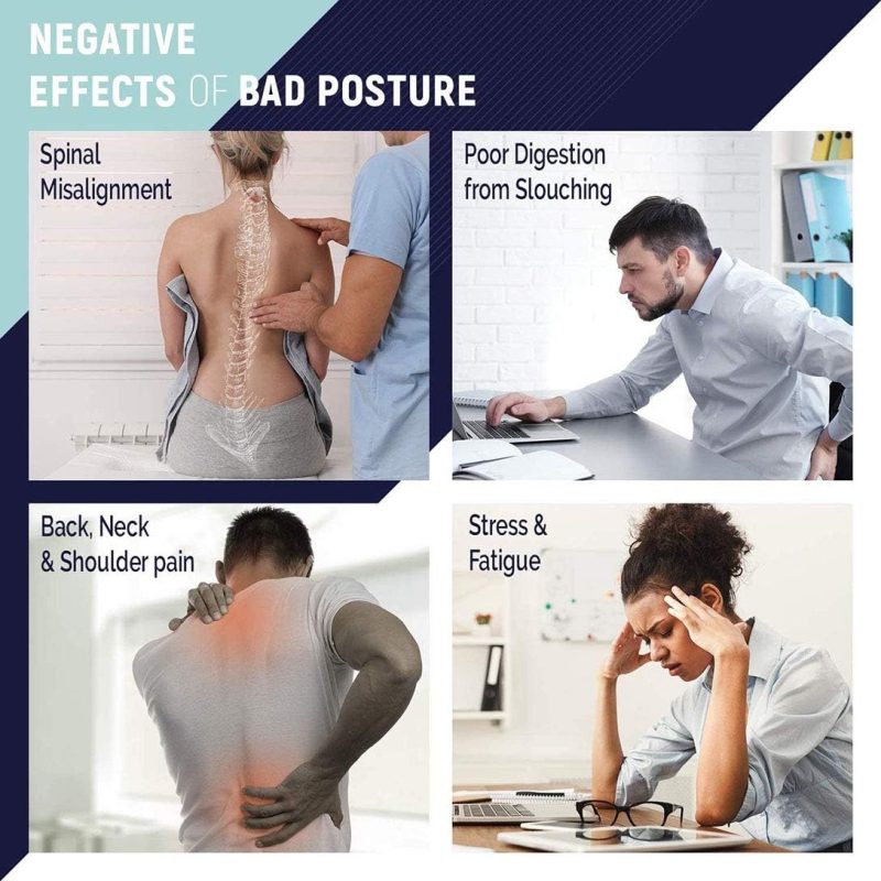 Correcteur de posture du dos, soutien de la clavicule, soutien du dos, prévention de l’avachissement Homme et Femme – Image 11