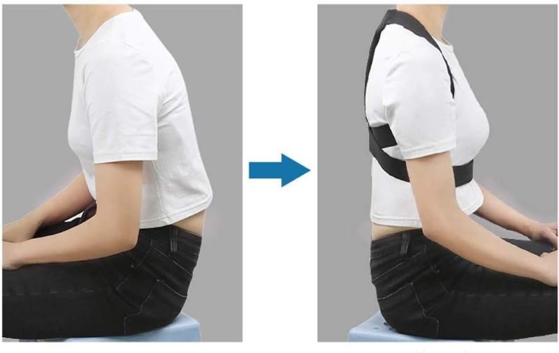 Correcteur de posture du dos, soutien de la clavicule, soutien du dos, prévention de l’avachissement Homme et Femme – Image 5