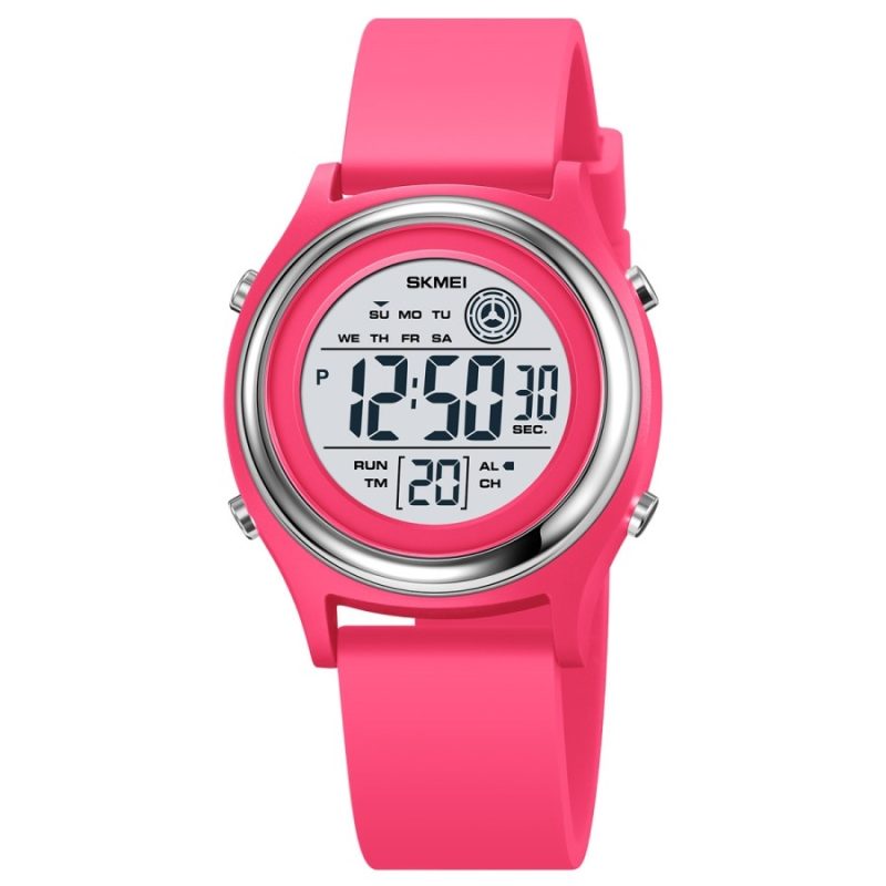 Montre Bracelet Numérique Chronomètre Rétroéclairage Étanche pour femme