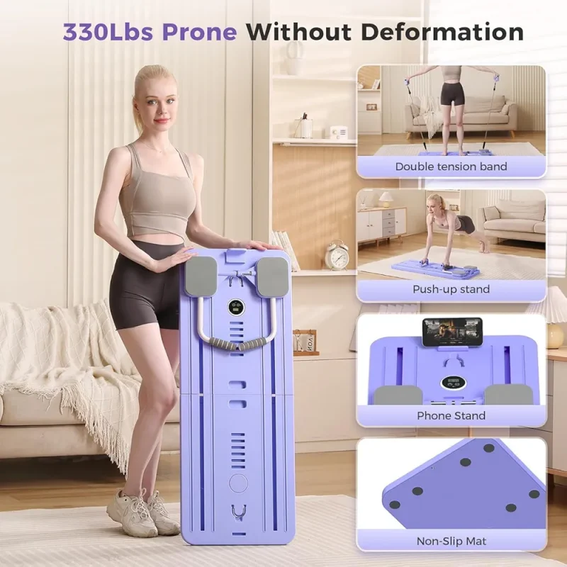 Planche Pilates - Pilates Reformer - Multifonctionnelle - Planche d'exercices abdominaux – Image 4