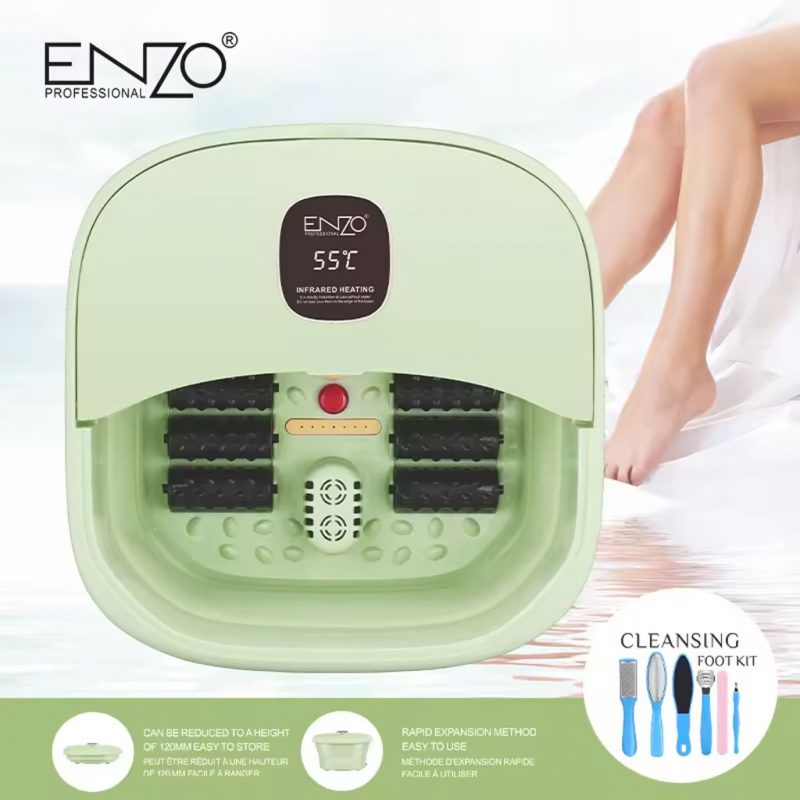Appareil de jacuzzi pour les pieds Enzo avec outils spéciaux pour exfolier et nettoyer les pieds – Image 2