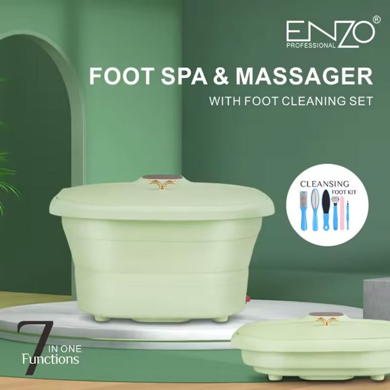 Appareil de jacuzzi pour les pieds Enzo avec outils spéciaux pour exfolier et nettoyer les pieds – Image 3