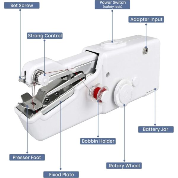 Mini Machine à Coudre Électrique Portative – Rapide – Pratique – Image 4