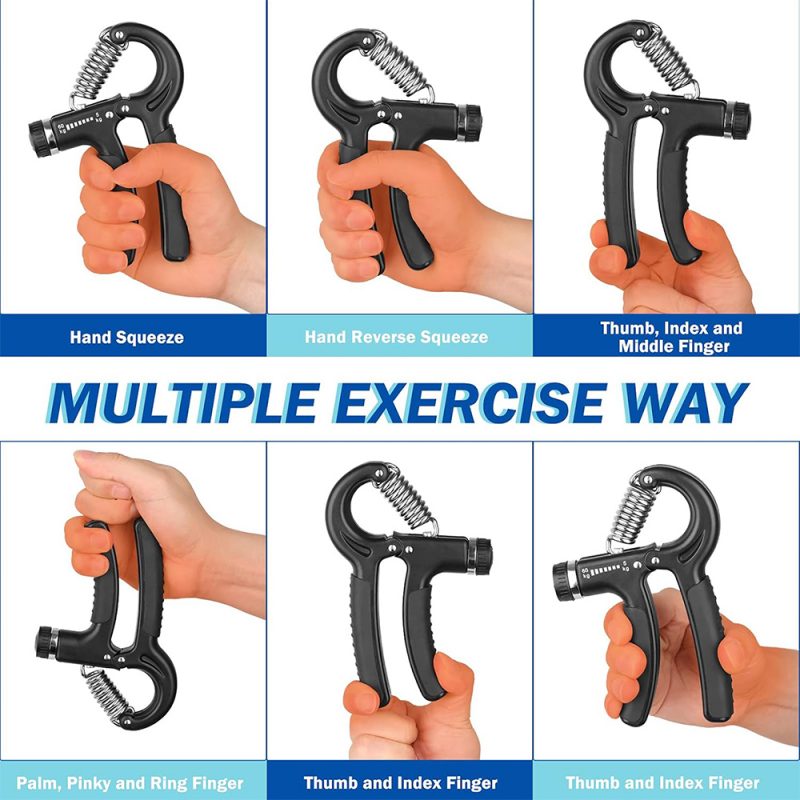 Entraîneur de doigt d'entraîneur de main, ensemble d'entraînement exercice des doigts, entraîneur de poignet, renforcement musculaire – Image 15