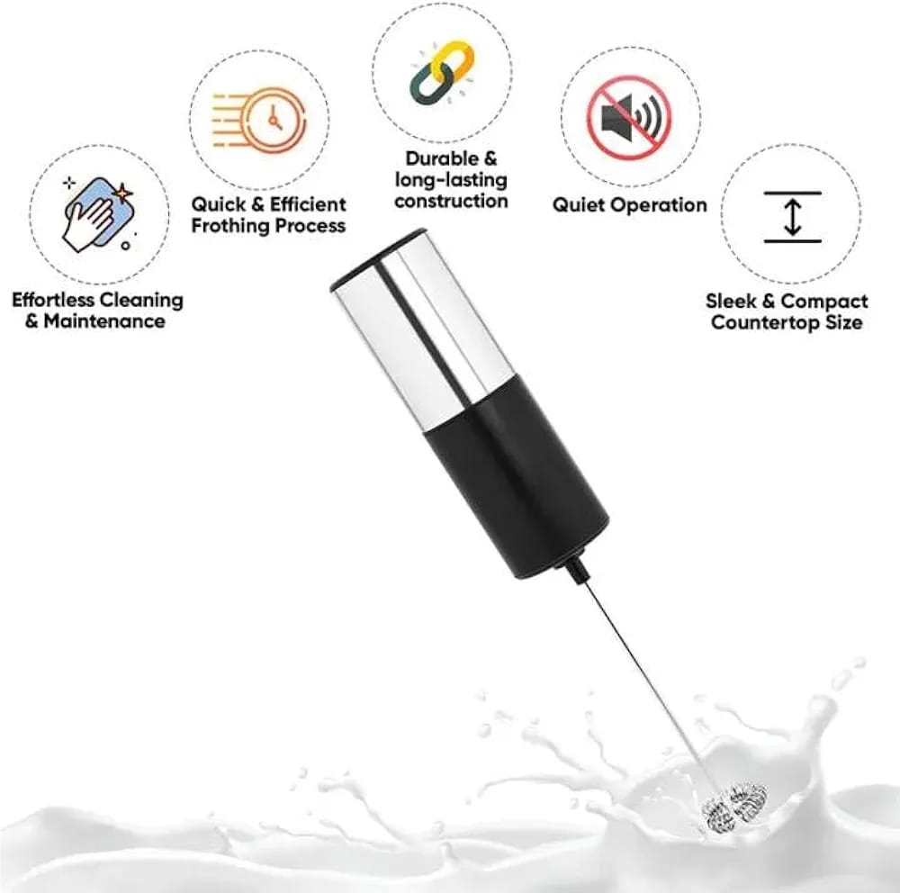 Mini Mousseur à Lait Électrique – Mousse Parfaite en 10 Secondes – Image 4