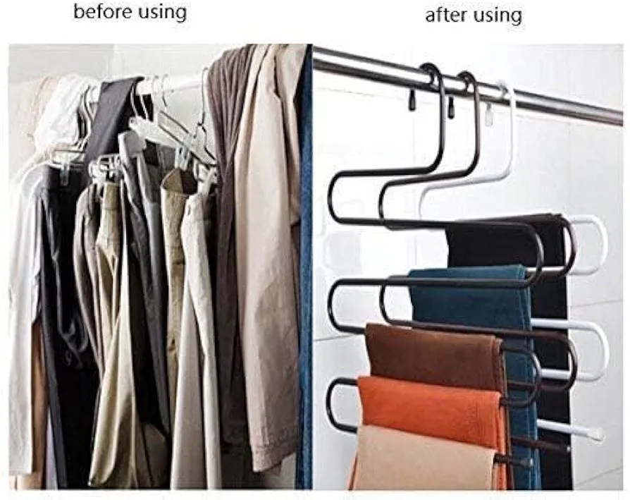 Cintre Multicouche Gain de Place – Organisez Votre Armoire en Un Clin d’Œil – Image 5