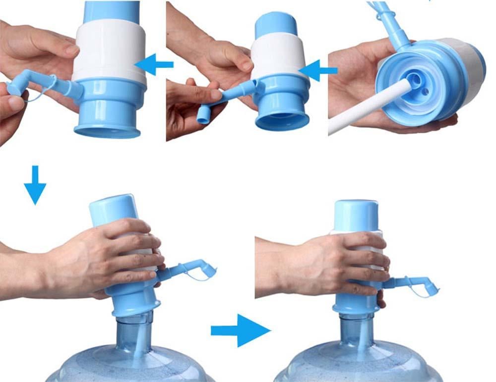 Pompe à Eau Manuelle pour Bonbonne Distributeur Eau Facile & Rapide Compatible avec Grandes Bouteilles – Image 5