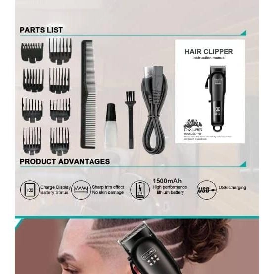 Tondeuse à cheveux DALING DL1169 – Image 6