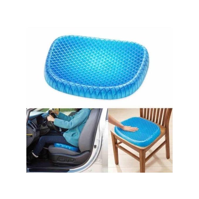 Coussin en gel de silicone, oreiller flexible, coussin en nid d'abeille doux et respirant – Image 4