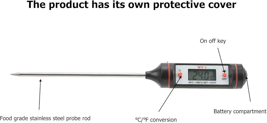 THERMOMETRE DE CUISSON DIGITAL A SONDE -50 A +200°C – Image 7