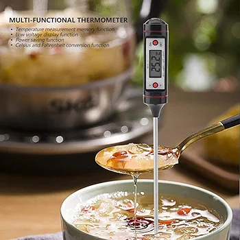 THERMOMETRE DE CUISSON DIGITAL A SONDE -50 A +200°C