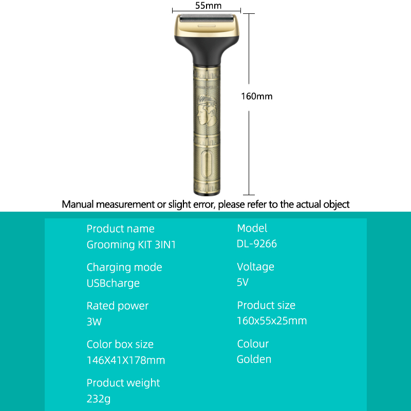 Tondeuse Multifonction 3 en 1 DALING – Look Parfait en 1 Seul Appareil – Image 6