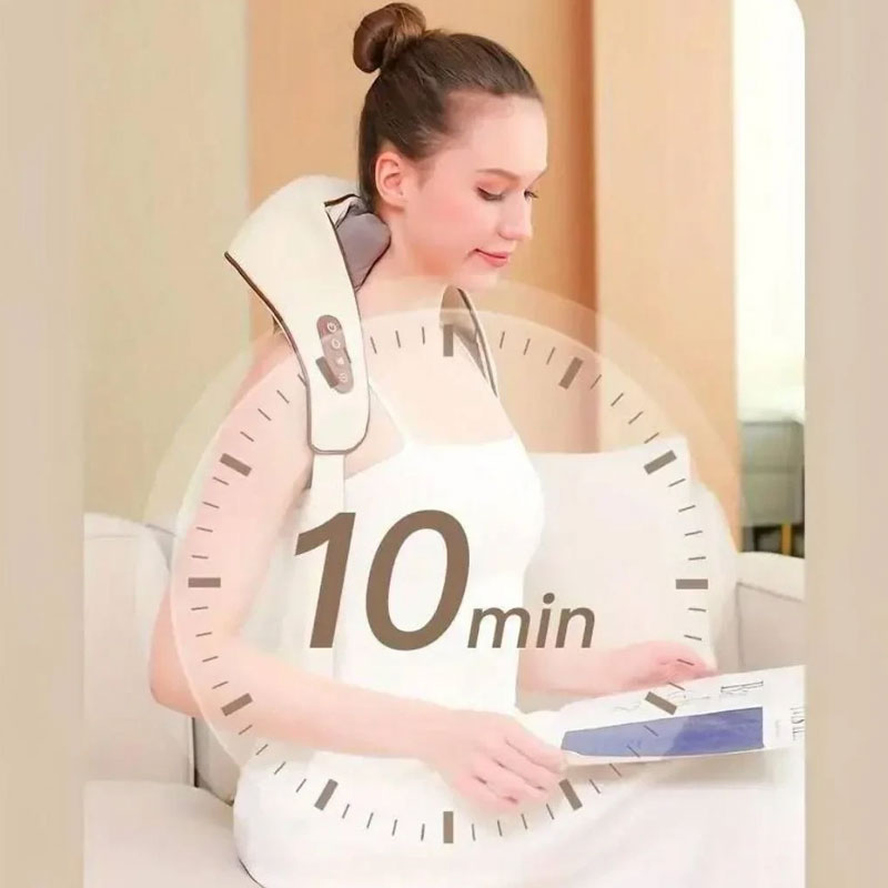 Appareil de Massage Électrique Chauffante HJ-188 Pour épaules et cou – Image 5