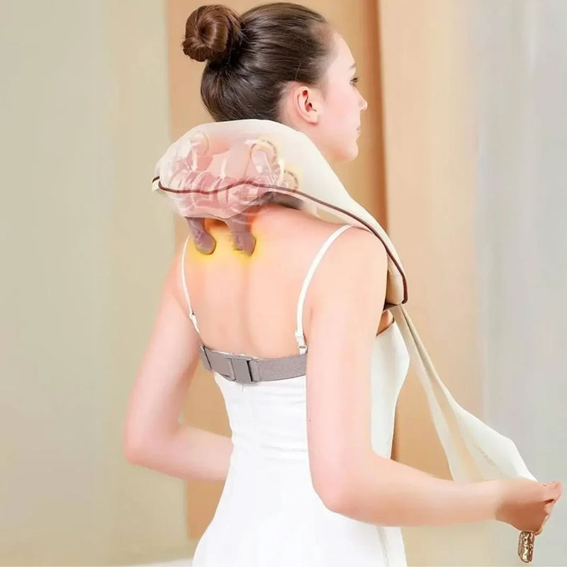 Appareil de Massage Électrique Chauffante HJ-188 Pour épaules et cou – Image 4